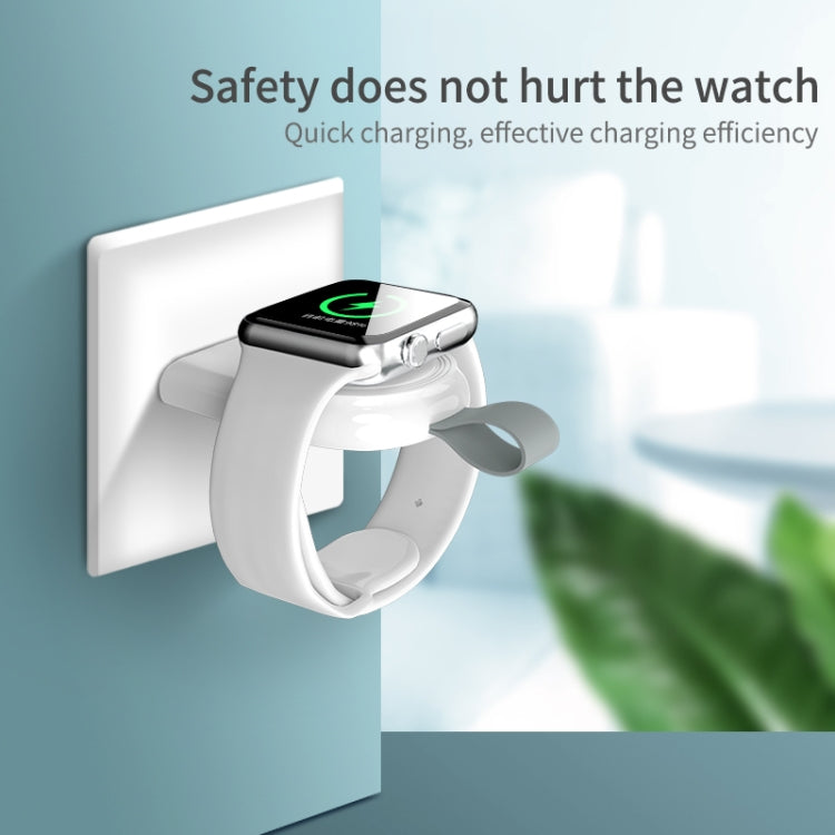 For Apple Watch Series 847 Magnetic Wireless Charger(White) - Charger / Holder by PMC TechLife | Online Shopping South Africa | PMC TechLife | Buy Now Pay Later Mobicred