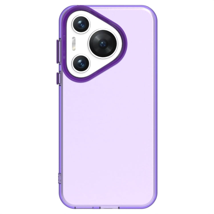 For Huawei Pura 70 Pro+ Candy PC Hybrid TPU Shockproof Phone Case(Purple) - Huawei Cases by PMC Jewellery | Online Shopping South Africa | PMC Jewellery | Buy Now Pay Later Mobicred