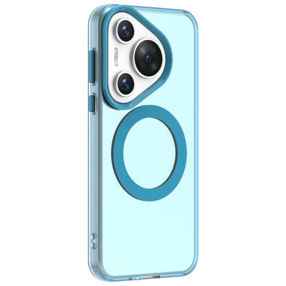 For Huawei Pura 70 Pro Candy Magsafe PC Hybrid TPU Phone Case(Blue) - Huawei Cases by PMC Jewellery | Online Shopping South Africa | PMC Jewellery | Buy Now Pay Later Mobicred