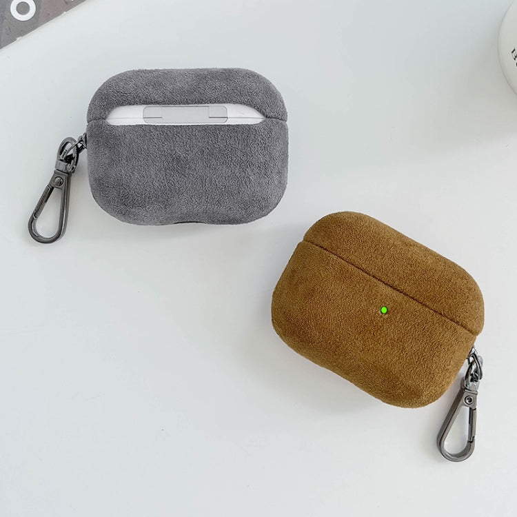 For AirPods 3 Turn Fur Bluetooth Earphone PC Protective Case(Yellow) - For AirPods 3 by PMC Jewellery | Online Shopping South Africa | PMC Jewellery | Buy Now Pay Later Mobicred