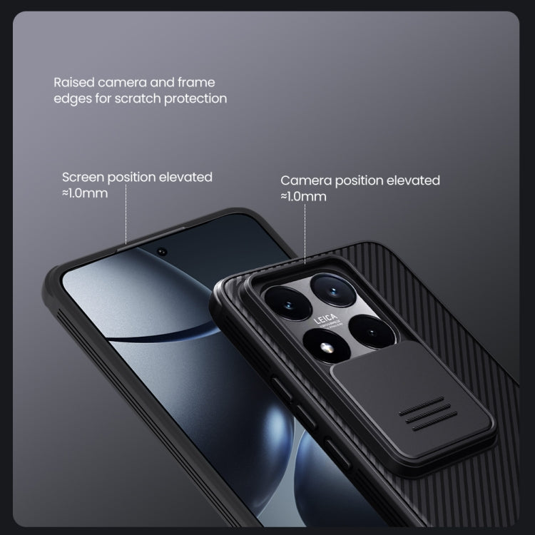 For Xiaomi 14T Pro NILLKIN CamShield Pro PC Phone Case(Black) - free shipping - PMC Jewellery - Order now!