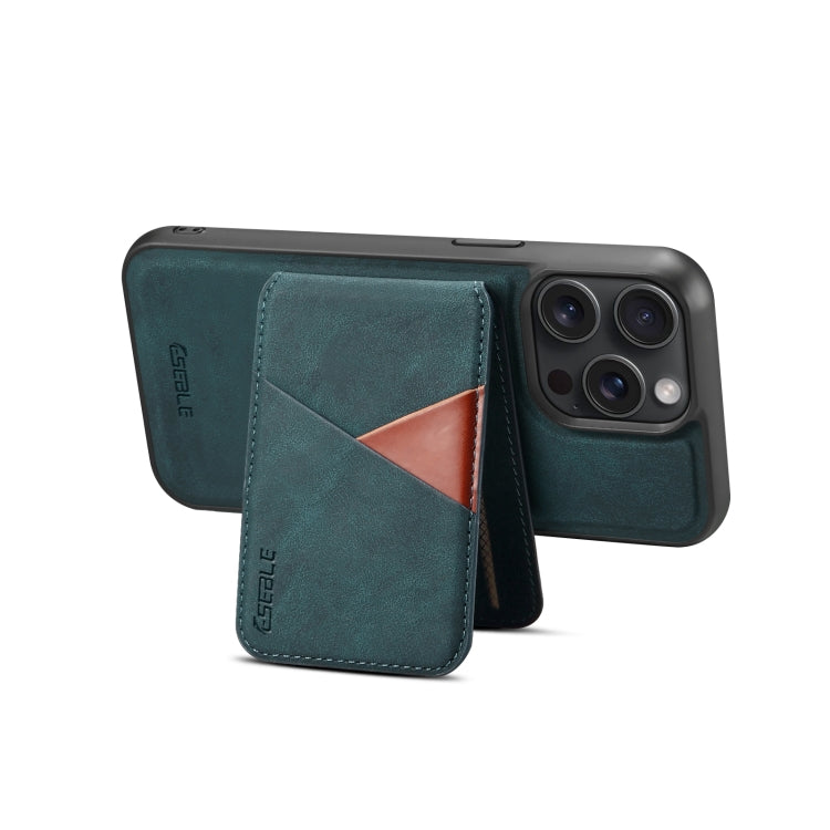 For iPhone 16 Pro ESEBLE E2 Retro Texture Card Slots MagSafe RFID Leather Case(Dark Green) - iPhone 16 Pro Cases by ESEBLE | Online Shopping South Africa | PMC Jewellery | Buy Now Pay Later Mobicred