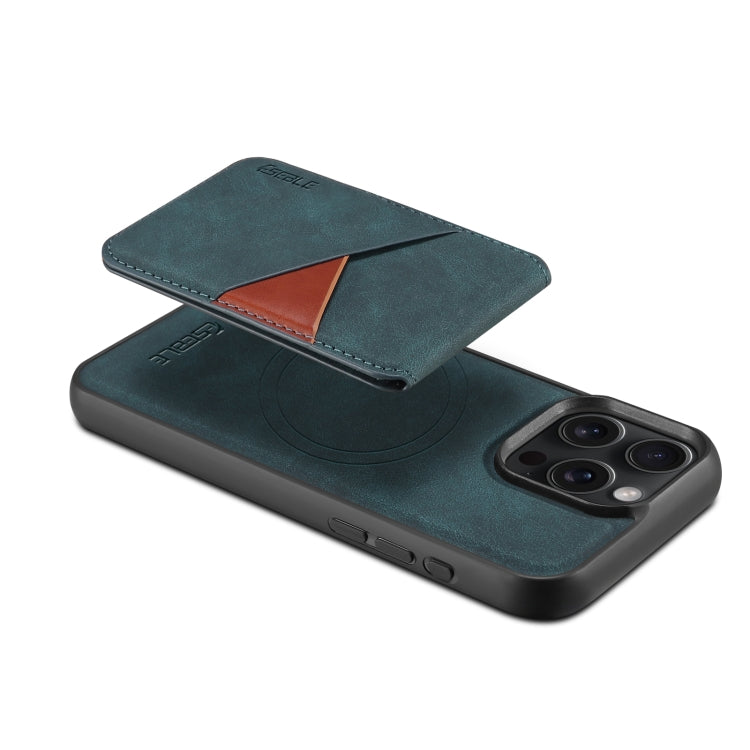 For iPhone 16 Pro Max ESEBLE E2 Retro Texture Card Slots MagSafe RFID Leather Case(Dark Green) - free shipping - PMC Jewellery - Order now!