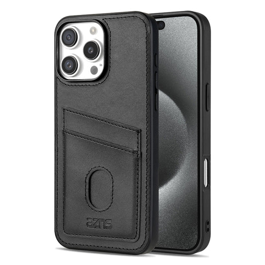 For iPhone 16 Pro AZNS K1 Series Card Slot Business Phone Case(Black) - iPhone 16 Pro Cases by AZNS | Online Shopping South Africa | PMC Jewellery | Buy Now Pay Later Mobicred