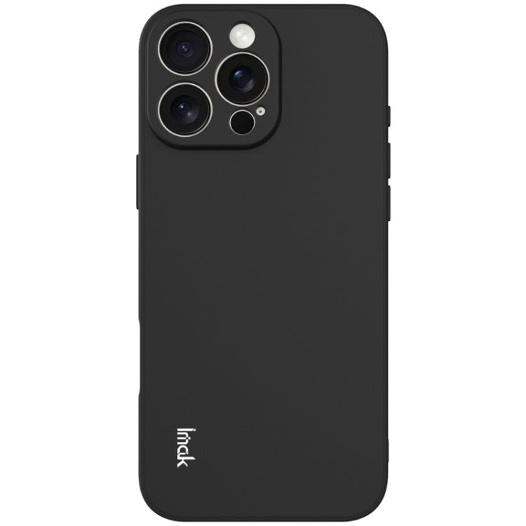 For iPhone 16 Pro Max imak UC-4 Series Straight Edge TPU Phone Case(Black) - iPhone 16 Pro Max Cases by imak | Online Shopping South Africa | PMC Jewellery | Buy Now Pay Later Mobicred