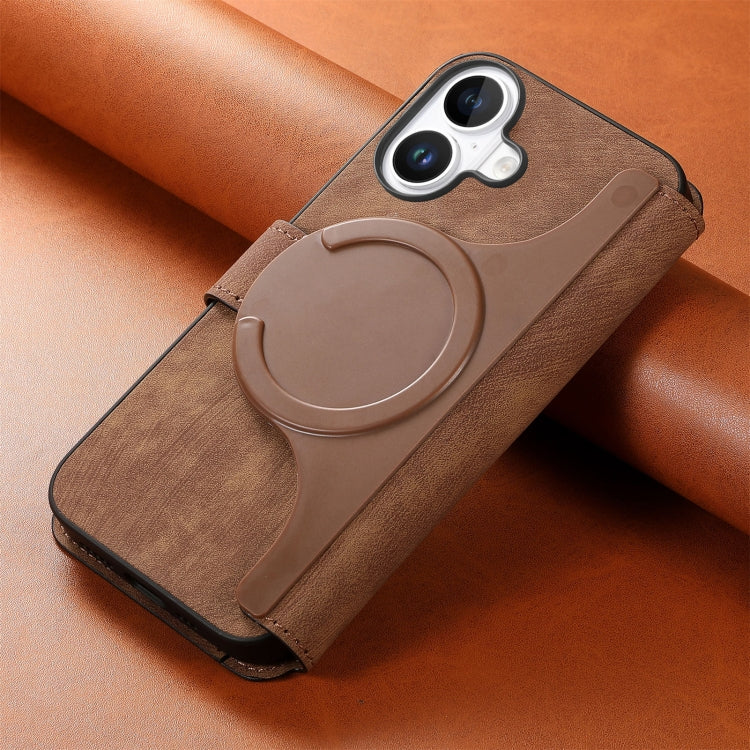 For iPhone 16 CaseNeo MagSafe RFID Anti-theft Retro Leather Phone Case(Brown) - iPhone 16 Cases by CaseNeo | Online Shopping South Africa | PMC Jewellery | Buy Now Pay Later Mobicred