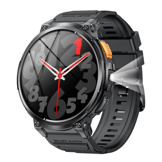 LEMFO K66 1.85 inch Bluetooth Call Smart Watch, Support Heart Rate / Blood Oxygen(Black) - Smart Watches by LEMFO | Online Shopping South Africa | PMC Jewellery | Buy Now Pay Later Mobicred