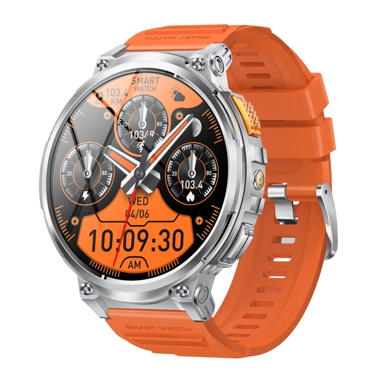 LEMFO K66 1.85 inch Bluetooth Call Smart Watch, Support Heart Rate / Blood Oxygen(Orange) - Smart Watches by LEMFO | Online Shopping South Africa | PMC Jewellery | Buy Now Pay Later Mobicred