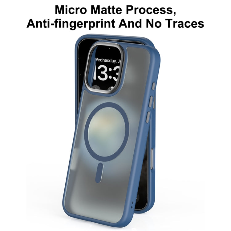 For iPhone 16 Pro Mutural Skin Feel Series Frosted MagSafe Magnetic Phone Case(Grey) - iPhone 16 Pro Cases by Mutural | Online Shopping South Africa | PMC Jewellery | Buy Now Pay Later Mobicred