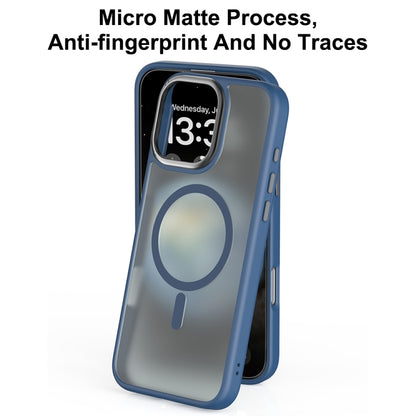 For iPhone 16 Mutural Skin Feel Series Frosted MagSafe Magnetic Phone Case(Grey) - iPhone 16 Cases by Mutural | Online Shopping South Africa | PMC Jewellery | Buy Now Pay Later Mobicred