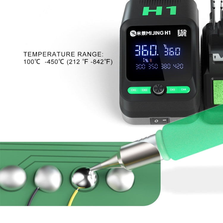 Mijing H1 Split Intelligent Temperature Control Soldering Station for Mobile Phone Repair, Plug:US Plug - free shipping - PMc TechLife - Order now!