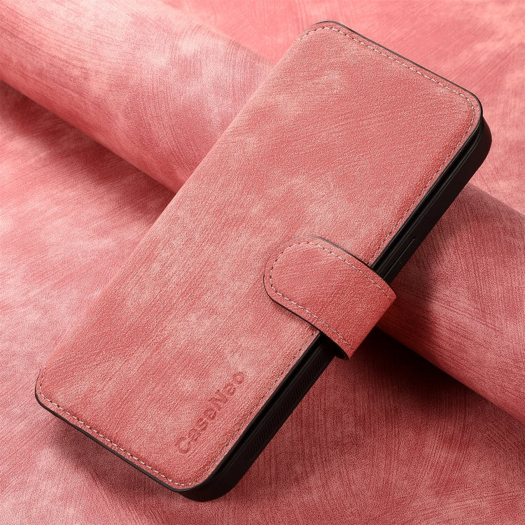 For Huawei Pura 70 CaseNeo MagSafe RFID Anti-theft Retro Leather Phone Case(Pink) - Huawei Cases by CaseNeo | Online Shopping South Africa | PMC Jewellery | Buy Now Pay Later Mobicred