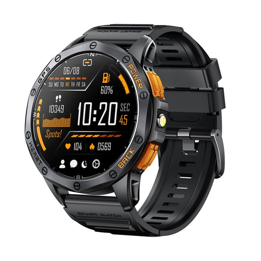 LEMFO K67 1.43 inch AMOLED Screen GPS Sports Smart Watch, Support Bluetooth Call / Health Monitoring(Black) - Smart Watches by LEMFO | Online Shopping South Africa | PMC Jewellery | Buy Now Pay Later Mobicred