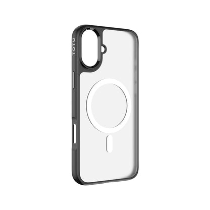 For iPhone 16 TOTU PC-7 Gold Shield Series Skin Feel MagSafe Magnetic Phone Case(White) - iPhone 16 Cases by TOTUDESIGN | Online Shopping South Africa | PMC Jewellery | Buy Now Pay Later Mobicred