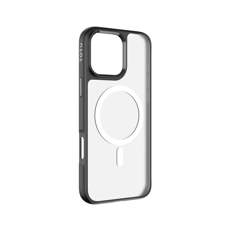 For iPhone 16 Pro TOTU PC-7 Gold Shield Series Skin Feel MagSafe Magnetic Phone Case(White) - iPhone 16 Pro Cases by TOTUDESIGN | Online Shopping South Africa | PMC Jewellery | Buy Now Pay Later Mobicred