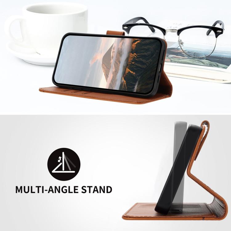 For iPhone 17 Triangle Pattern Buckle Clasp Leather Phone Case(Brown) - free shipping - PMc TechLife - Order now!