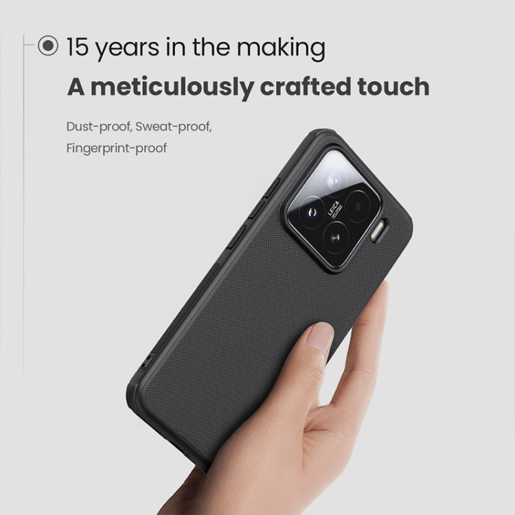 For Xiaomi 15 NILLKIN Frosted Shield Pro PC + TPU Phone Case(Black) - free shipping - PMC Jewellery - Order now!