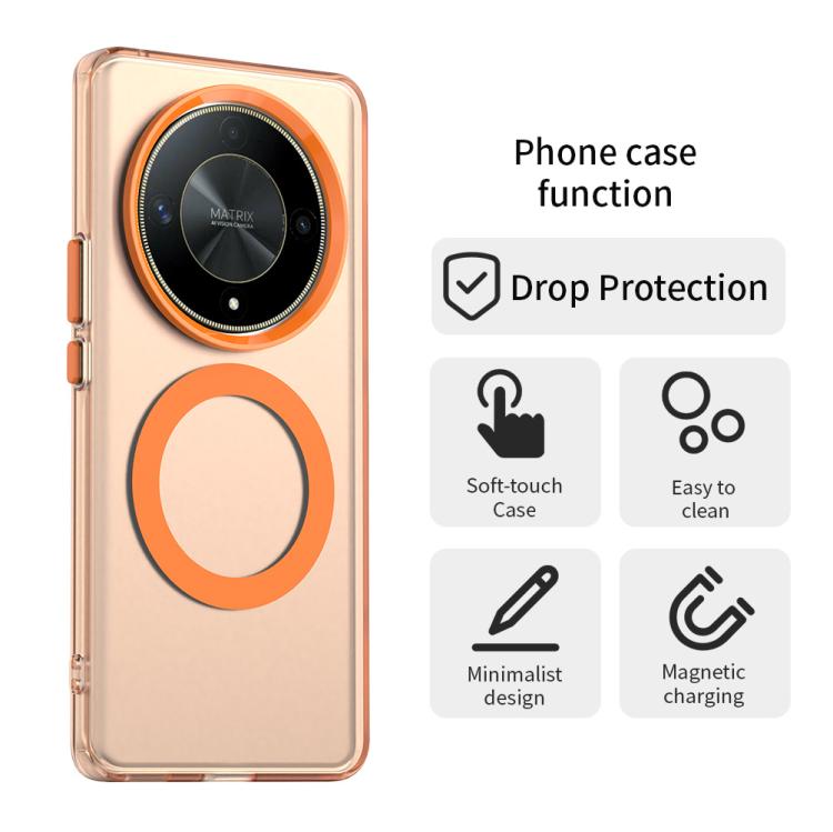 For Honor X50 Candy Magsafe PC Hybrid TPU Phone Case(Orange) - free shipping - PMC TechLife - Order now!