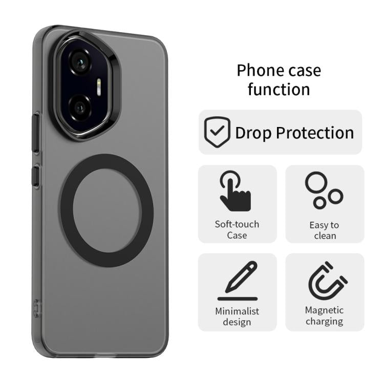 For Honor 300 Candy Magsafe PC Hybrid TPU Phone Case(Black) - free shipping - PMC TechLife - Order now!