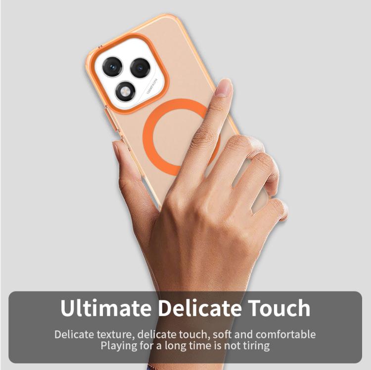 For Honor 400 Lite Global Candy Magsafe PC Hybrid TPU Phone Case(Orange) - free shipping - PMC TechLife - Order now!