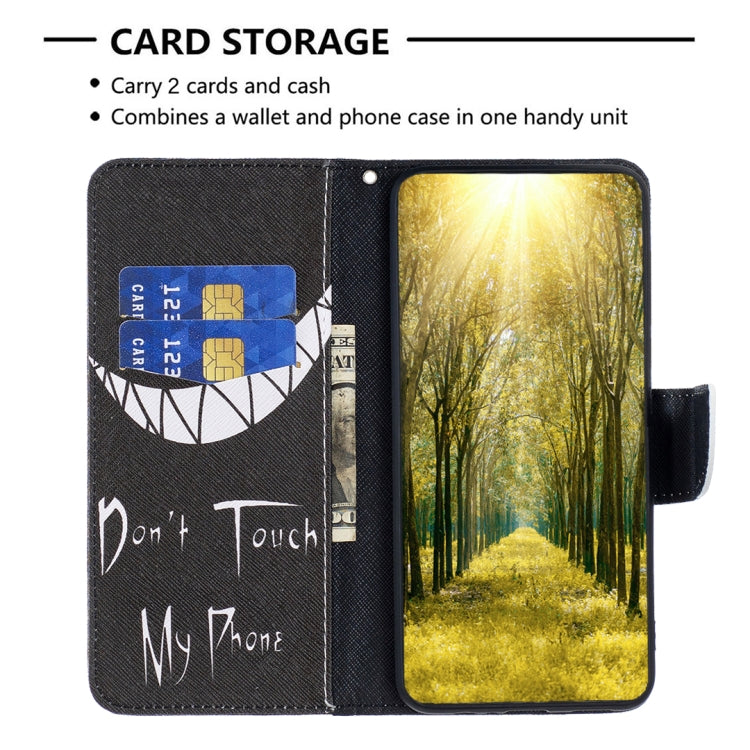 For Samsung Galaxy S25 5G Colored Drawing Pattern Leather Phone Case(Smirk) - Galaxy S25 5G Cases by PMC Jewellery | Online Shopping South Africa | PMC Jewellery | Buy Now Pay Later Mobicred