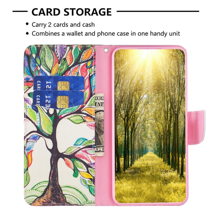 For Samsung Galaxy S25 Ultra 5G Colored Drawing Pattern Leather Phone Case(Tree Life) - Galaxy S25 Ultra 5G Cases by PMC Jewellery | Online Shopping South Africa | PMC Jewellery | Buy Now Pay Later Mobicred