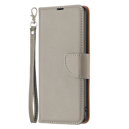 For Samsung Galaxy S25+ 5G Litchi Texture Pure Color Flip Leather Phone Case(Grey) - Galaxy S25+ 5G Cases by PMC Jewellery | Online Shopping South Africa | PMC Jewellery | Buy Now Pay Later Mobicred