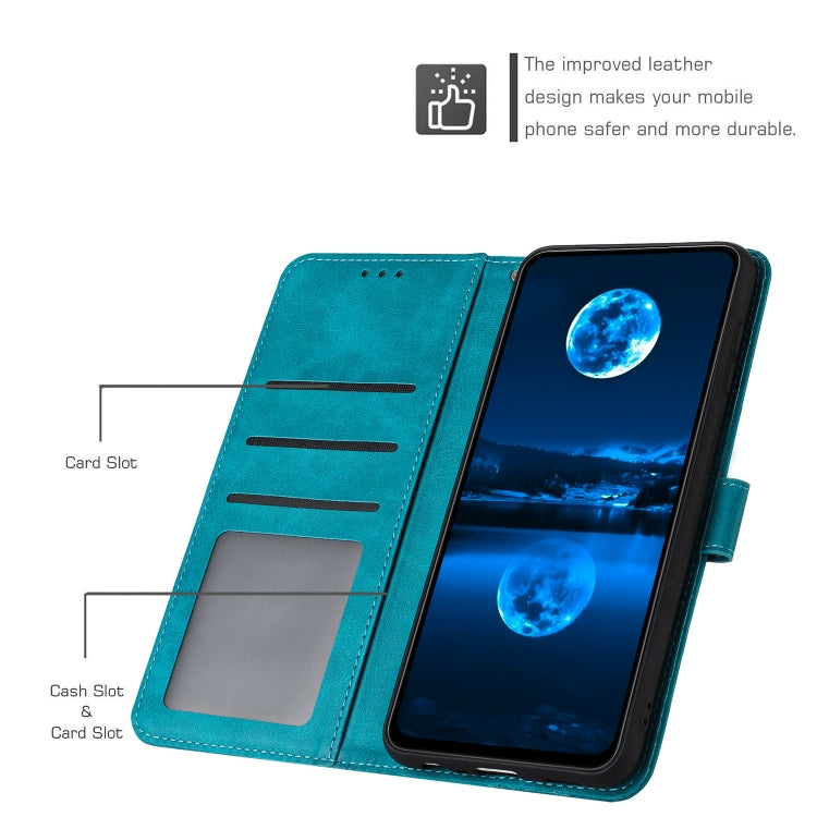 For Samsung Galaxy S25 Ultra 5G Solid Calf Texture Flip Leather Phone Case(Green) - Galaxy S25 Ultra 5G Cases by PMC TechLife | Online Shopping South Africa | PMC TechLife | Buy Now Pay Later Mobicred