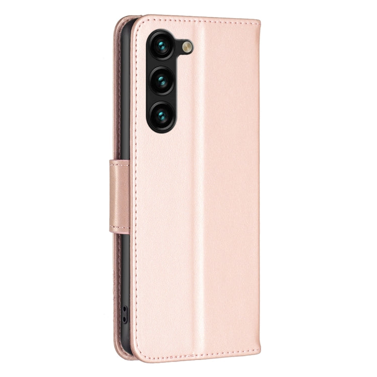 For Samsung Galaxy S25+ 5G Embossing Two Butterflies Pattern Leather Phone Case(Rose Gold) - Galaxy S25+ 5G Cases by PMC Jewellery | Online Shopping South Africa | PMC Jewellery | Buy Now Pay Later Mobicred