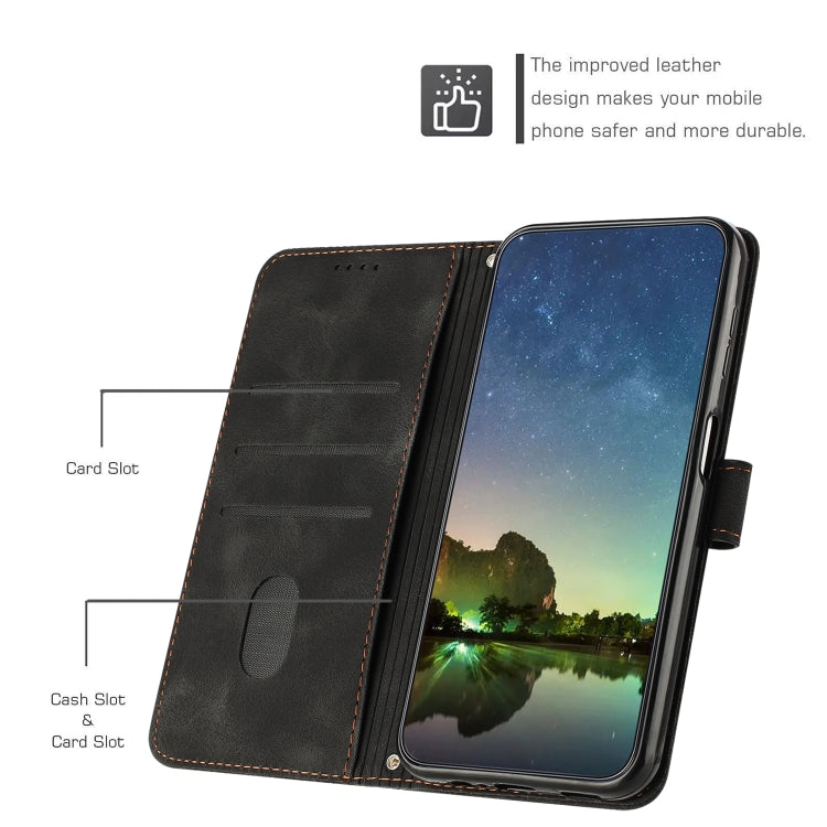 For Samsung Galaxy S25+ / S24+ 5G 5G Dream Triangle Leather Phone Case with Long Lanyard(Black) - free shipping - PMC Jewellery - Order now!