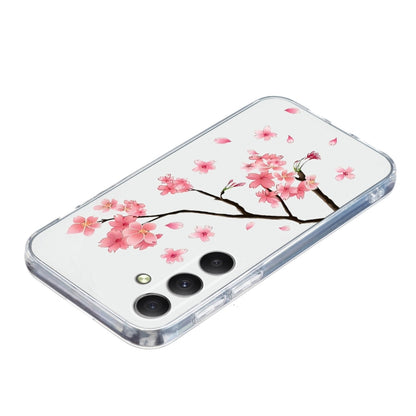 For Samsung Galaxy S25 FE 5G Colorful Painting Pattern TPU Phone Case(Plum Blossom) - Galaxy Phone Cases by PMC Jewellery | Online Shopping South Africa | PMC Jewellery | Buy Now Pay Later Mobicred