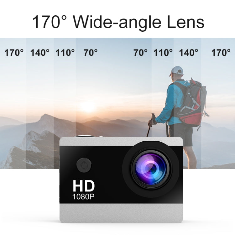 I5-358 2.0 inch IPS HD Screen Wide Angle Action Camera(Black) - Video Cameras by PMC TechLife | Online Shopping South Africa | PMC TechLife | Buy Now Pay Later Mobicred