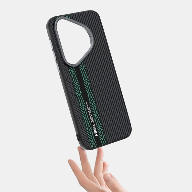 For Huawei Pura 70 Pro ABEEL 6D Micro Relief MagSafe Magnetic Phone Case(Green) - Huawei Cases by PMC Jewellery | Online Shopping South Africa | PMC Jewellery | Buy Now Pay Later Mobicred