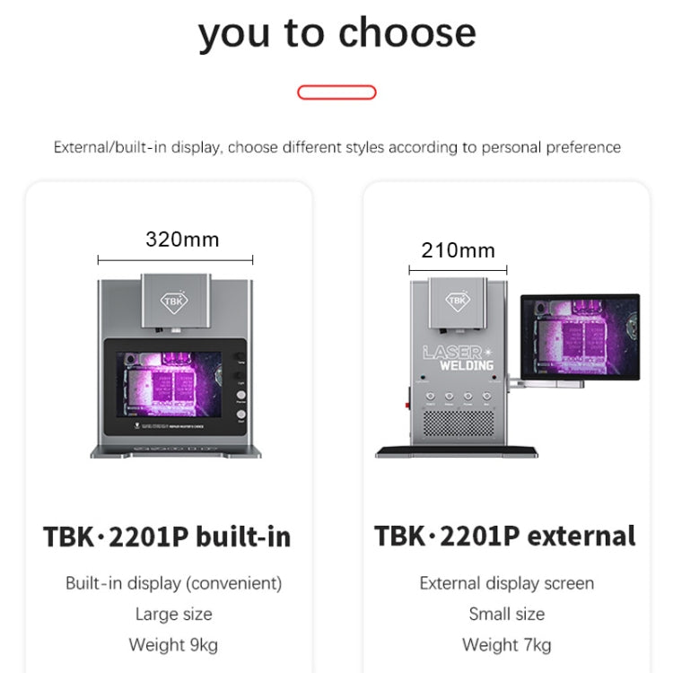 TBK 2203 Smart Infrared Laser Thermostatic Welding Machine with HD Camera, Plug:EU Plug(Built-in LCD) - free shipping - PMc TechLife - Order now!