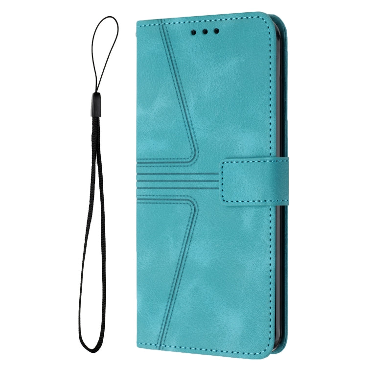 For Samsung Galaxy S25+5G Triangle Solid Color Leather Phone Case(Green) - Galaxy S25+ 5G Cases by PMC TechLife | Online Shopping South Africa | PMC TechLife | Buy Now Pay Later Mobicred