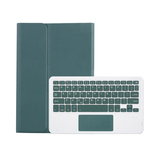 For Xiaomi Pad 7 / 7 Pro 11.2 inch A0N13-A Ultra-thin Detachable Bluetooth Keyboard Leather Tablet Case with Touchpad(Dark Green) - Others Keyboard by PMC Jewellery | Online Shopping South Africa | PMC Jewellery | Buy Now Pay Later Mobicred