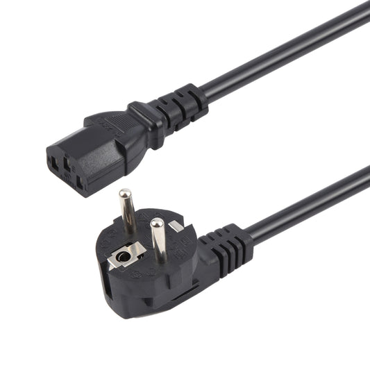 EU Plug Computer PC Power Cord 3 Pin Cable, Length:5m(Black) - Power Cord by PMC Jewellery | Online Shopping South Africa | PMC Jewellery | Buy Now Pay Later Mobicred