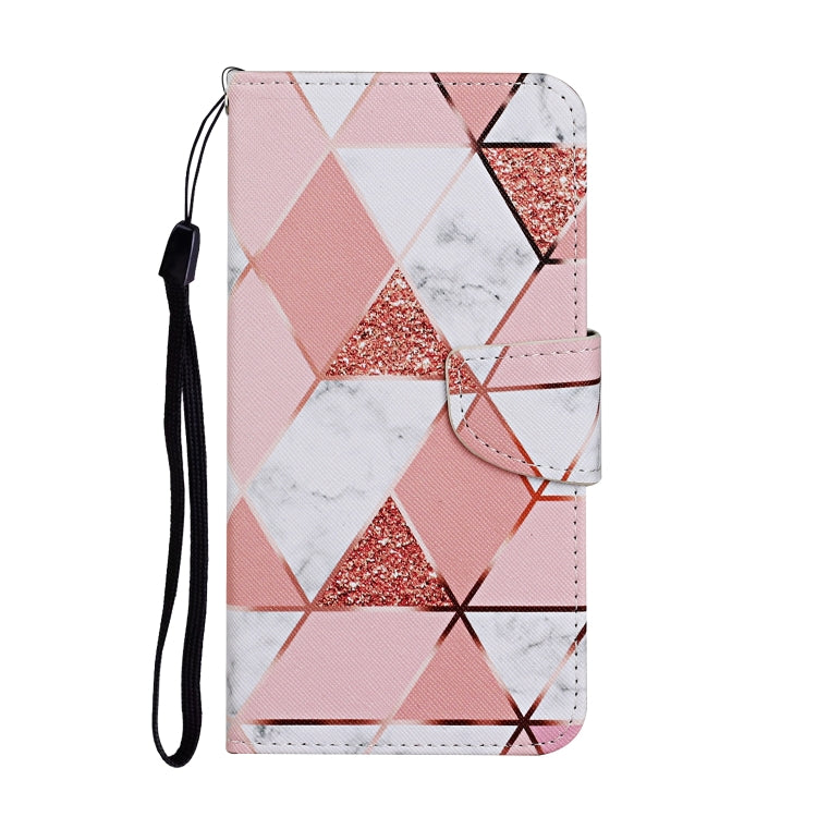 For Samsung Galaxy S25 5G Colored Drawing Pattern Leather Phone Case(Marble) - free shipping - PMC Jewellery - Order now!