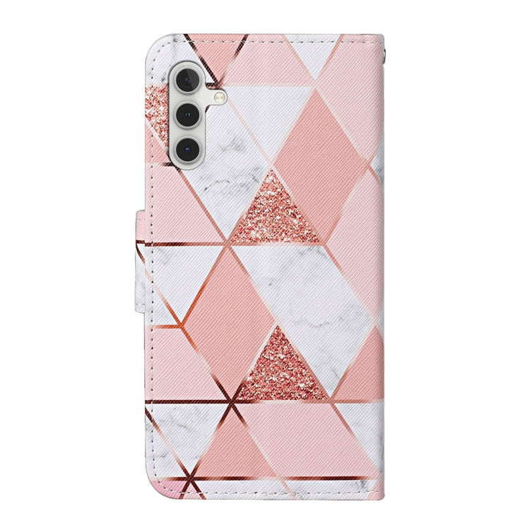 For Samsung Galaxy S25 5G Colored Drawing Pattern Leather Phone Case(Marble) - free shipping - PMC Jewellery - Order now!