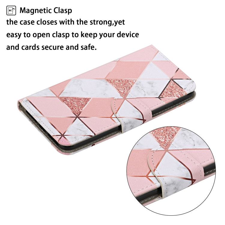 For Samsung Galaxy S25 5G Colored Drawing Pattern Leather Phone Case(Marble) - free shipping - PMC Jewellery - Order now!