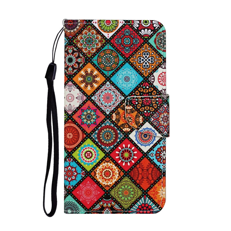 For Samsung Galaxy S25 5G Colored Drawing Pattern Leather Phone Case(Ethnic Style) - Galaxy S25 5G Cases by PMC Jewellery | Online Shopping South Africa | PMC Jewellery | Buy Now Pay Later Mobicred
