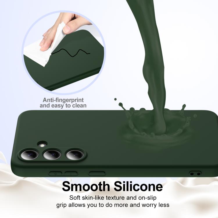 For Samsung Galaxy S25 5G Shockproof Silicone Magsafe Phone Case(Dark Green) - Galaxy S25 5G Cases by PMC Jewellery | Online Shopping South Africa | PMC Jewellery | Buy Now Pay Later Mobicred