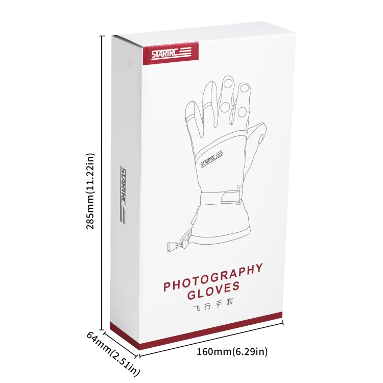 STARTRC Universal Drone Remote Control Photography Gloves Winter Warm Gloves, Size:L(Black) - free shipping - PMC TechLife - Order now!