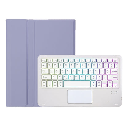 For Huawei MatePad SE 10.4 AH13-AS Ultra-thin Detachable Backlight Bluetooth Keyboard Leather Tablet Case with Touchpad(Lavender White) - Others Keyboard by PMC Jewellery | Online Shopping South Africa | PMC Jewellery | Buy Now Pay Later Mobicred