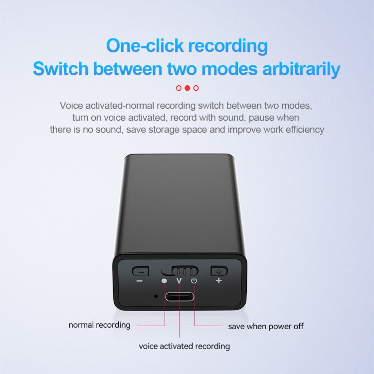 Q65 Long-lasting Magnetic Intelligent Voice Recording Pen, Memory:16GB(Black) - free shipping - PMC TechLife - Order now!