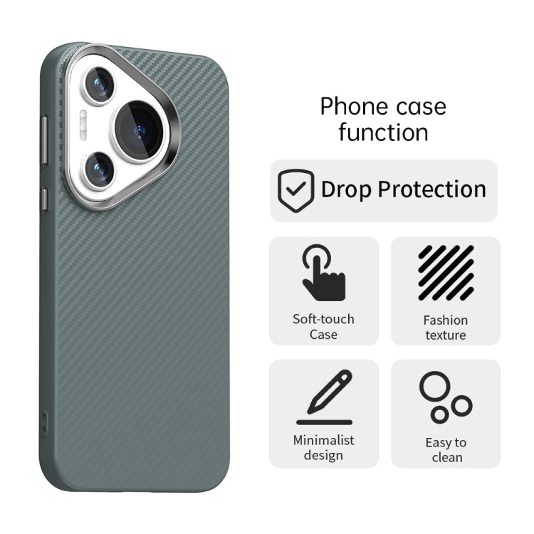 For Huawei Pura 70 Carbon Fiber Series IMD Phone Case(Grey) - Huawei Cases by PMC Jewellery | Online Shopping South Africa | PMC Jewellery | Buy Now Pay Later Mobicred