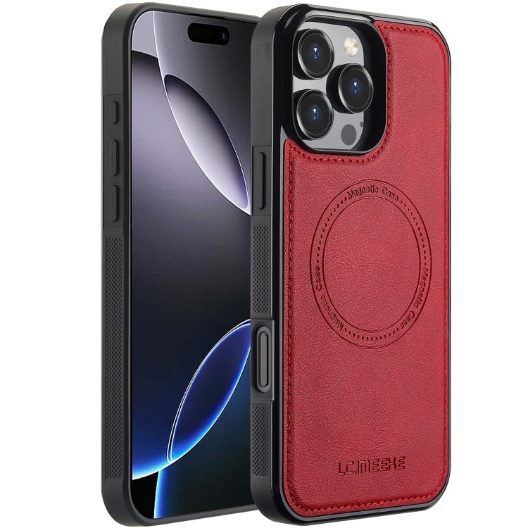 For iPhone 16 Pro Max LC.IMEEKE Magsafe Phone Case(Red) - free shipping - PMC Jewellery - Order now!