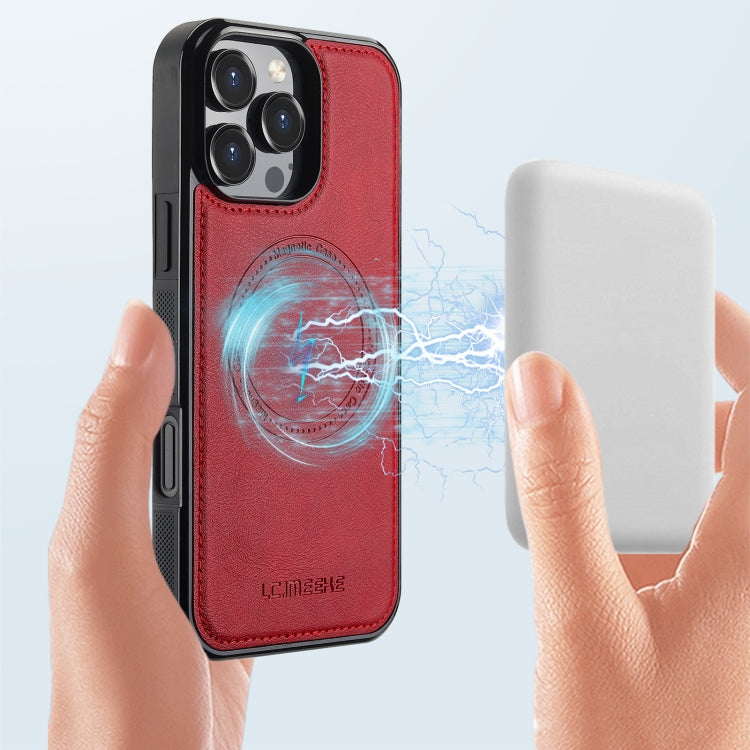 For iPhone 16 Pro Max LC.IMEEKE Magsafe Phone Case(Red) - free shipping - PMC Jewellery - Order now!