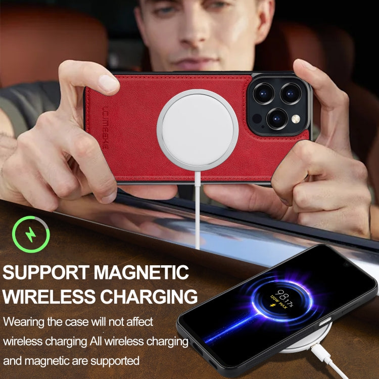 For iPhone 16 Pro Max LC.IMEEKE Magsafe Phone Case(Red) - free shipping - PMC Jewellery - Order now!