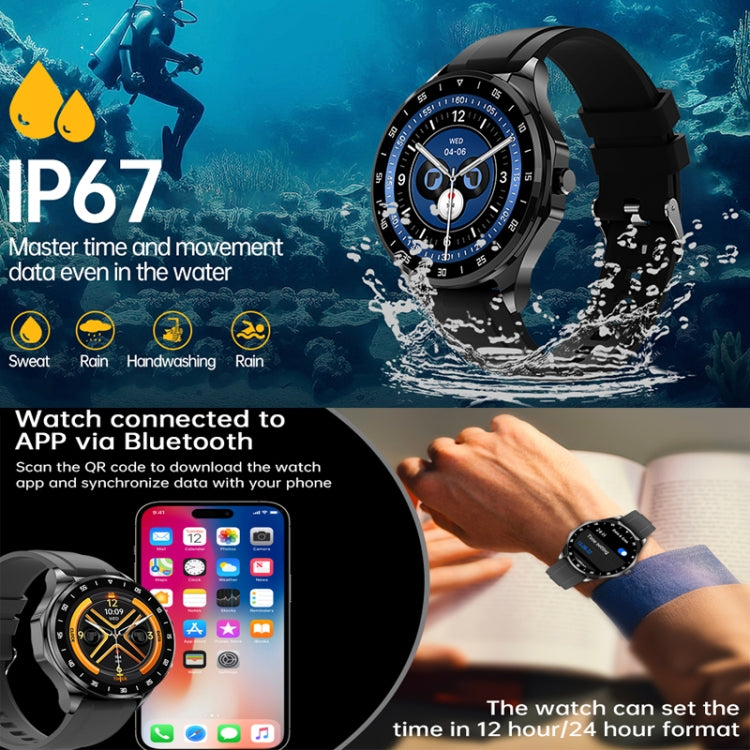 X20 1.43 inch IP67 Waterproof 2 in 1 Bluetooth Earphone Smart Watch(White) - Smart Wristbands by PMC TechLife | Online Shopping South Africa | PMC TechLife | Buy Now Pay Later Mobicred